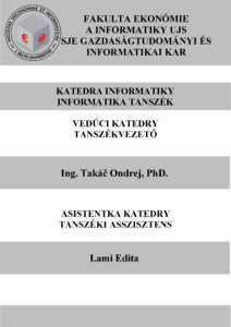 Informatikai Tanszék